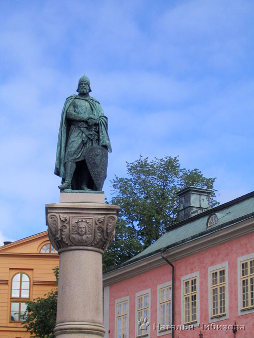 Stoccolma. Il monumento di Birger Jarl – il fondatore della citta