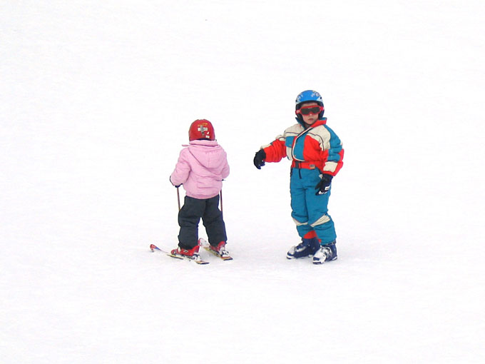 The skiers