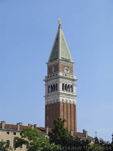 Venice. The Belltower of the Cathedral of San Marco