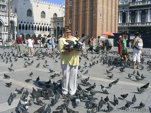 Venezia. Sulla piazza San Marco