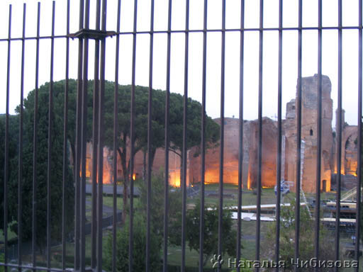 Rome. Thermae Caracalla