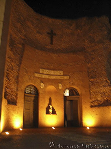 Rome. The church Santa Maria degli Angeli<br>that was designed by Michelangelo