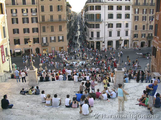 Rome. Spain square