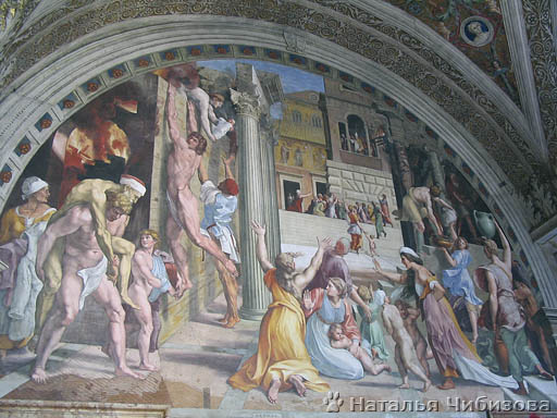 Rome. In the Vatican museums. Rafael rooms