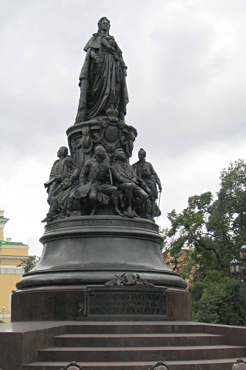 The monument of Catherine II