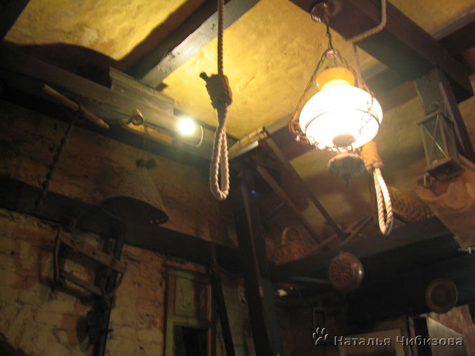 Стокгольм. Интерьер самого старого ресторанчика, расположенного в одном из подвалов Старого города