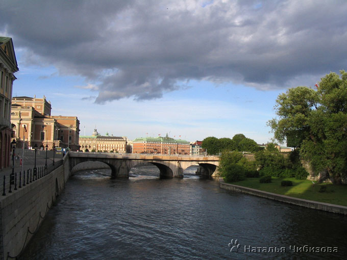 Стокгольм. Место, где воды озера Меларен вливаются в море