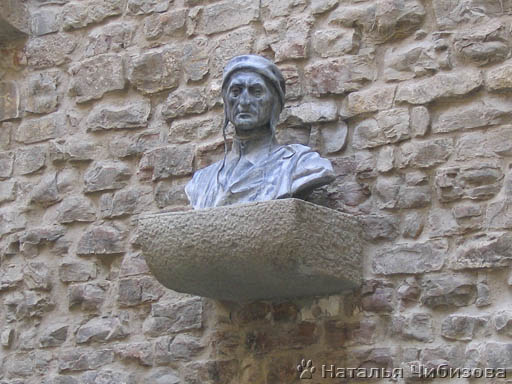 Florence. The monument of Dante Alligiere