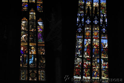 Milano. L'interno del Duomo