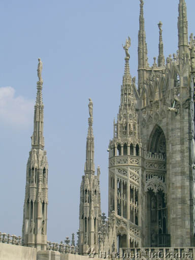 Milano. Sul tetto del Duomo