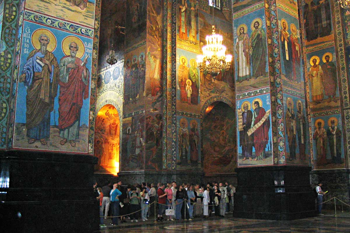 The Cathedral of the Resurrection. The interior