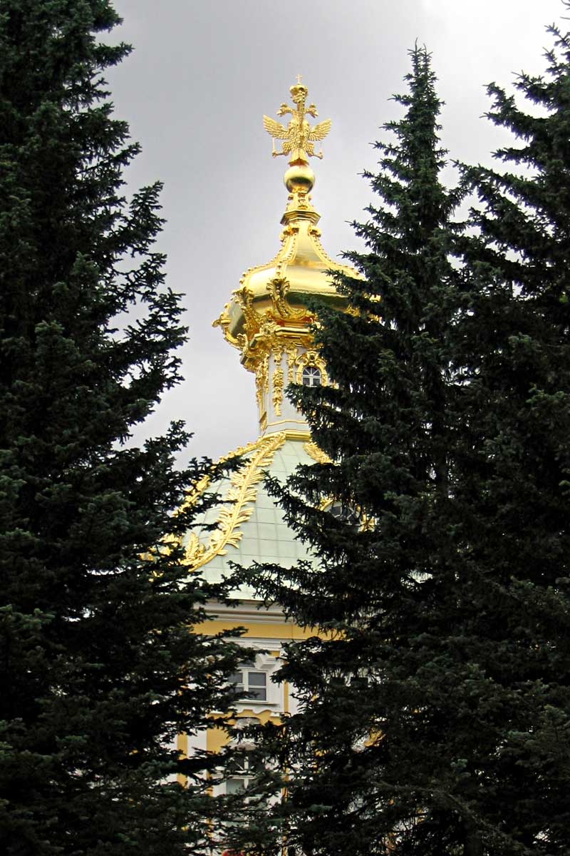 Petergof. The chapel of the Grand Palace