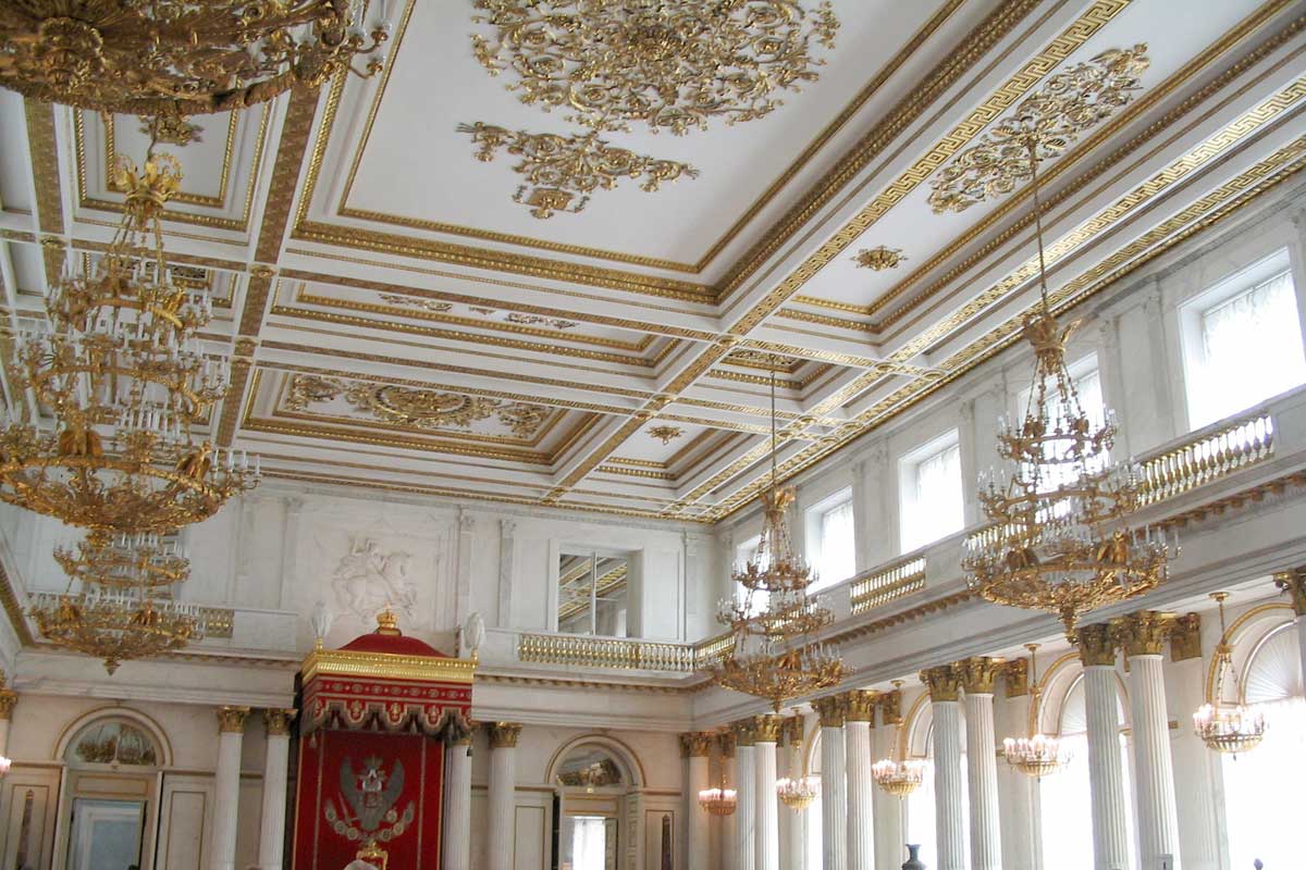 The Hermitage. The Throne room