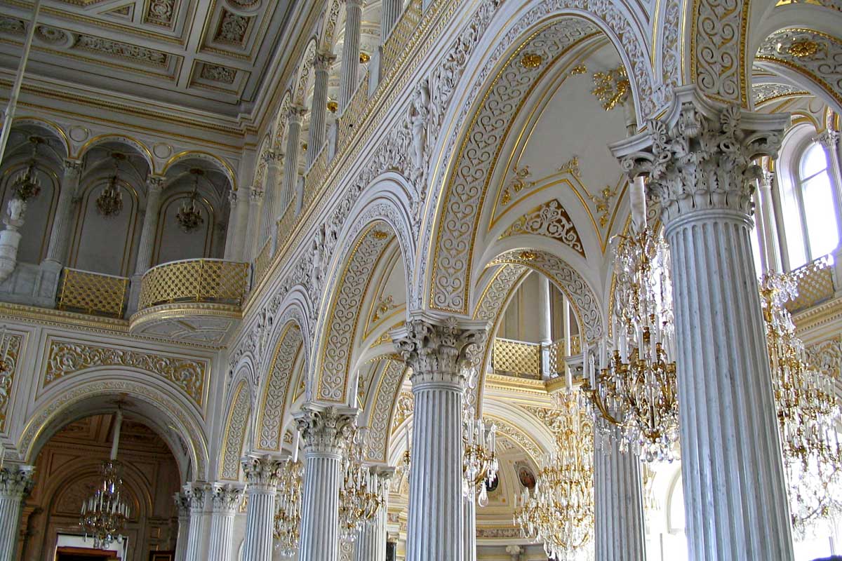 The Hermitage. The Pavilion room