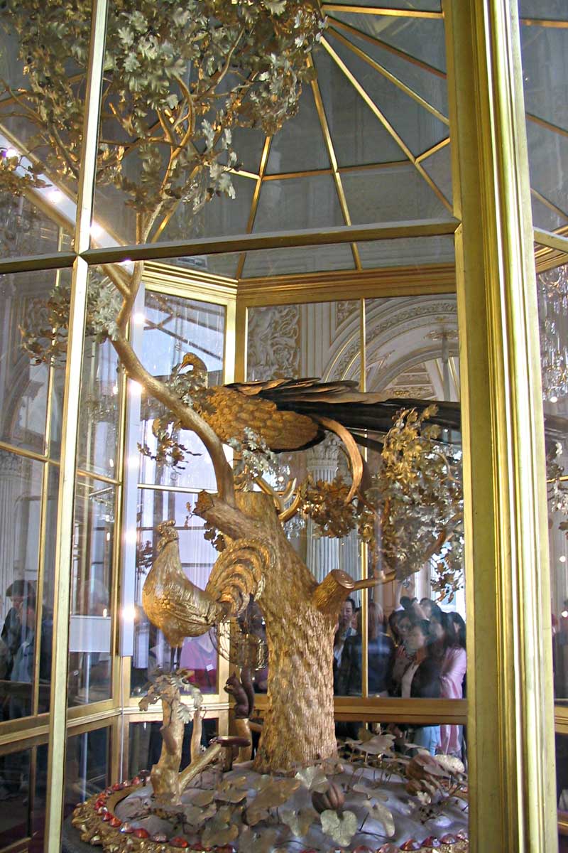 The Hermitage. The Pavilion room. The clock «Peacock»